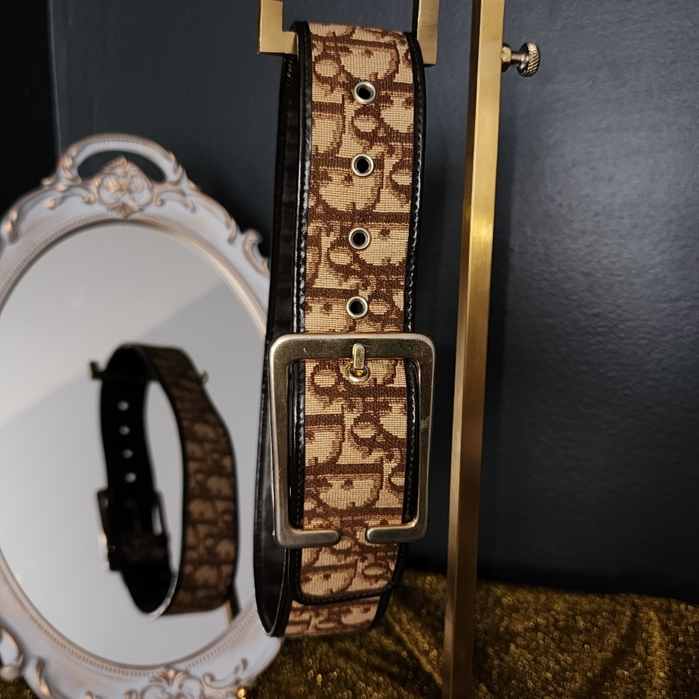 Christian Dior Oblique Trotter Belt
